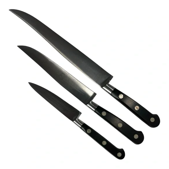 J.A. Henckels International 3-Piece Set 6" Chef 7.5" Carving 4" Paring Knives - Picture 5 of 9